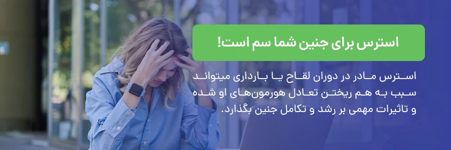 استرس تاثیر زیادی بر رشد و تکامل جنین دارد